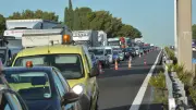 Accident sur l'A9 près de Montpellier : deux enfants hospitalisés, 5 km de bouchons