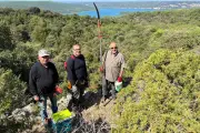 À Aiguines, les chasseurs préparent la saison avec des travaux de sécurisation