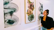 Anouck Manzoni à Montpellier : quand la physique devient pinceau dans 'Patience dans l'azur'