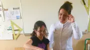 Atelier cuisine durable à l'école Sainte-Angèle avec la cheffe Sophie Fabre