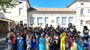 Carnaval coloré à l'école de Gaujac : déguisements et jeux avant les vacances