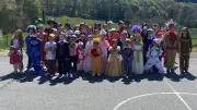 Carnaval réussi à l'école de Vézins-de-Lévézou avant les vacances