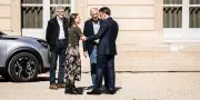 Cécile Kohler et Jacques Paris, otages en Iran pendant quatre ans, reçus à l'Élysée