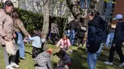 Chasse aux œufs de Pâques : 200 enfants réunis pour une fête villageoise conviviale