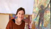 Claire Degans expose ses peintures archéologiques au Traouquet d'Aulas