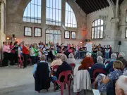Concert choral : les halles rénovées de Pont-l’Abbé-d’Arnoult retrouvent la vie