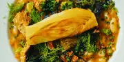 Fenouil braisé, haricots blancs et chorizo : la recette gourmande de Jesse Jenkins