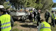 Florensac : une marche verte avec les éco-délégués du collège pour nettoyer la commune