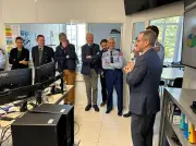 Inauguration du Centre d'Opérations de la Gendarmerie à Agen après rénovation