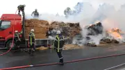 Incendie d'un camion de paille au Pas-de-l'Escalette : trafic perturbé sur l'A75