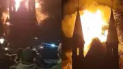 Incendie dévastateur à l'église Vondel d'Amsterdam au Nouvel An
