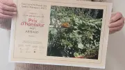 Jean Aribaud reçoit le prix d'honneur des jardiniers pour son potager exemplaire