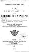 Journée de la liberté de la presse : la loi de 1881, un texte fondateur toujours d'actualité