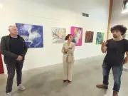Kilat expose à la Communauté de communes de l'Estuaire à Reignac
