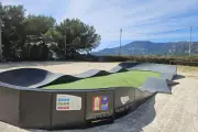 La pumptrack modulaire de la Carf s'installe à Castellar après Sospel
