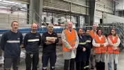 Le préfet visite l'usine d'embouteillage des eaux de Quézac