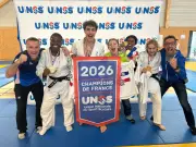 Les judokas du lycée des Iris champions de France UNSS par équipes