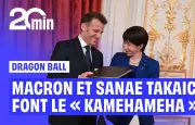 Macron et la Première ministre japonaise exécutent le « Kamehameha » de Dragon Ball lors d'une visite d'État à Tokyo