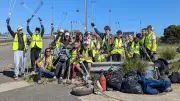 Marche verte des écodélégués de Florensac : 10 sacs de déchets collectés