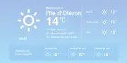 Météo ensoleillée sur l'île d'Oléron : des températures au-dessus des normales