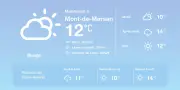 Météo à Mont-de-Marsan : Ciel voilé et pluies éparses attendus