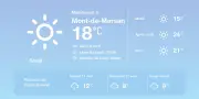 Météo à Mont-de-Marsan : Soleil et douceur aujourd'hui, pluies attendues demain