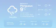 Météo à Périgueux : averses sporadiques et températures douces pour les prochains jours