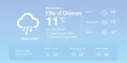 Météo à Saint-Pierre-d'Oléron : Hausse de l'humidité et pluies éparses aujourd'hui