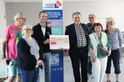 Octobre rose et Novembre bleu : 2 052 € remis à la Ligue contre le cancer