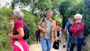 Pascal Dessaint emmène le public en balade littéraire dans la campagne héraultaise