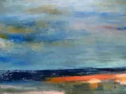 Pascale Jacquemond expose ses paysages intimes à l'huile et au couteau à la galerie des Poissons volants