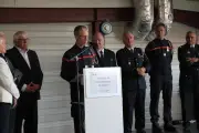 Passation de commandement solennelle au centre de secours de Monein