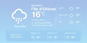 Prévisions météo à Saint-Pierre-d'Oléron : pluies éparses et températures douces