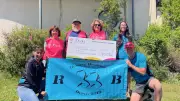 Running Boisseron remet 650 € à l'association Rêves pour un enfant