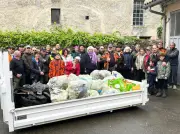 Saint-Justin : 40 bénévoles ramassent près de 300 kg de déchets lors d'une journée citoyenne