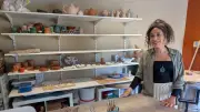 Salomé ouvre son atelier de poterie au Pouget pour des initiations en famille