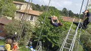 Stage de cirque : trapèze volant et trampoline pour les enfants à La Grand-Combe