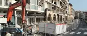 Sète : la démolition finale des arcades de la promenade JB Marty est en cours