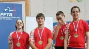Tir à l'arc : les jeunes Sévéragais décrochent le bronze au championnat de France UNSS