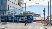 Tramway à Montpellier : la ligne 1 dessert la gare Sud de France en phase d'essai