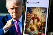 Trump retire une photo IA le montrant en Jésus-Christ, provoquant un tollé