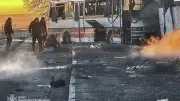 Ukraine : un bus frappé par un drone russe, 15 morts