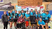 Une aventure solidaire en joëlette pour Élisabeth et Isaac dans l'Hérault
