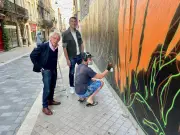 Une fresque monumentale inaugurée pour célébrer la réouverture du Musée des arts décoratifs