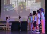 Voyage artistique des écoliers de Saint-Pierre à l'espace Duclos