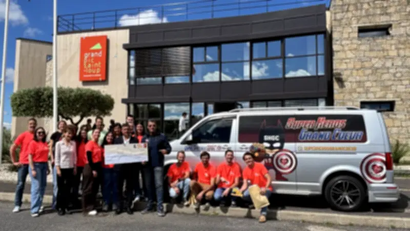 1 000 € remis à Super Héros Grand Cœur après le challenge 24 h du Pic