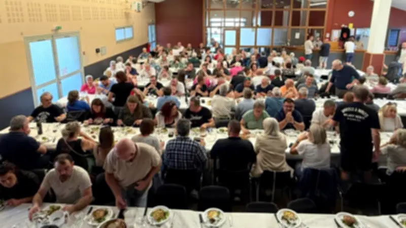 163 convives régalés au grand repas annuel de la société de chasse à Grandrieu