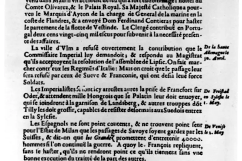 30 mai 1631 : premier journal hebdomadaire français « la Gazette »
