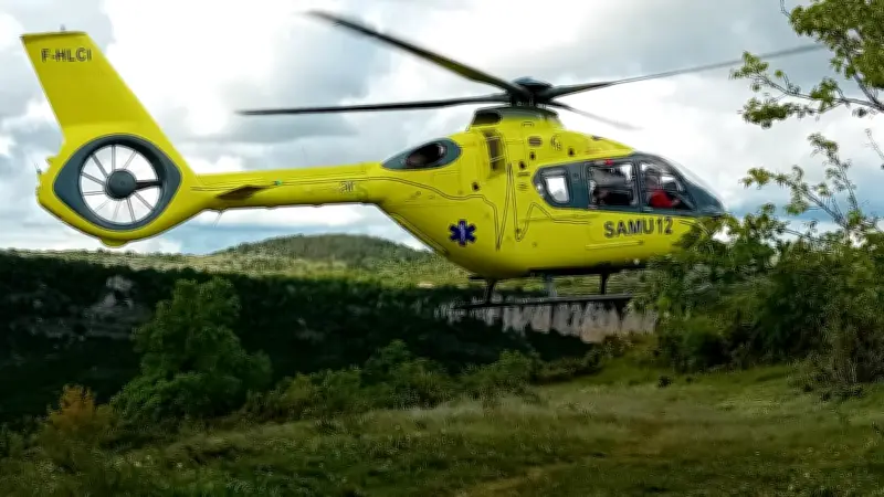 Accident de parapente : un pilote grièvement blessé héliporté dans l'Aveyron