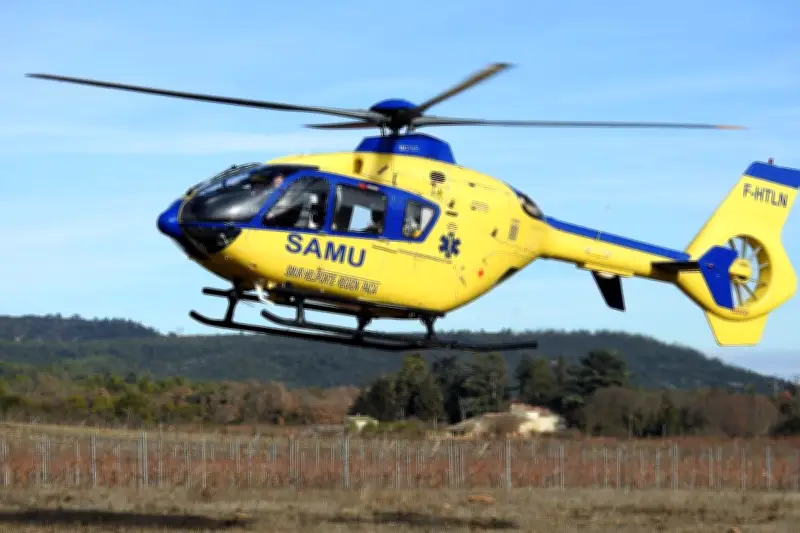 Accident grave à Signes : deux motards héliportés près de La Seyne